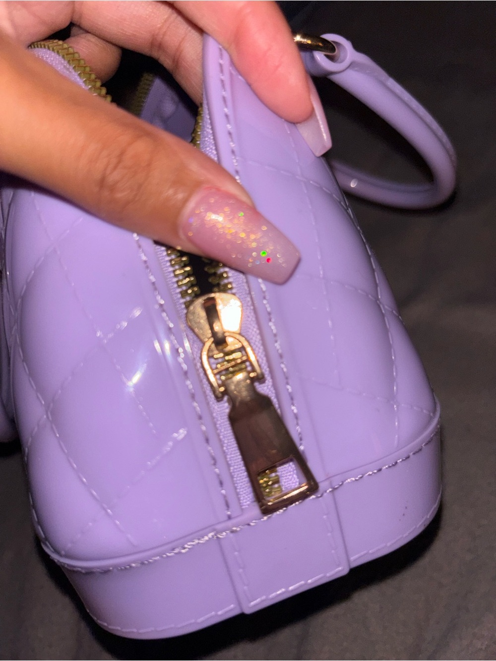 Lavender jelly Handbag - - Picture 4 of 4